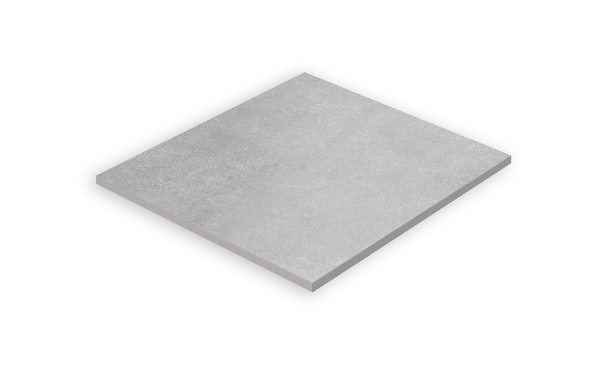 Feinsteinzeug Garten- und Terassenplatte 60 x 60 x 2 cm hellgrau matt