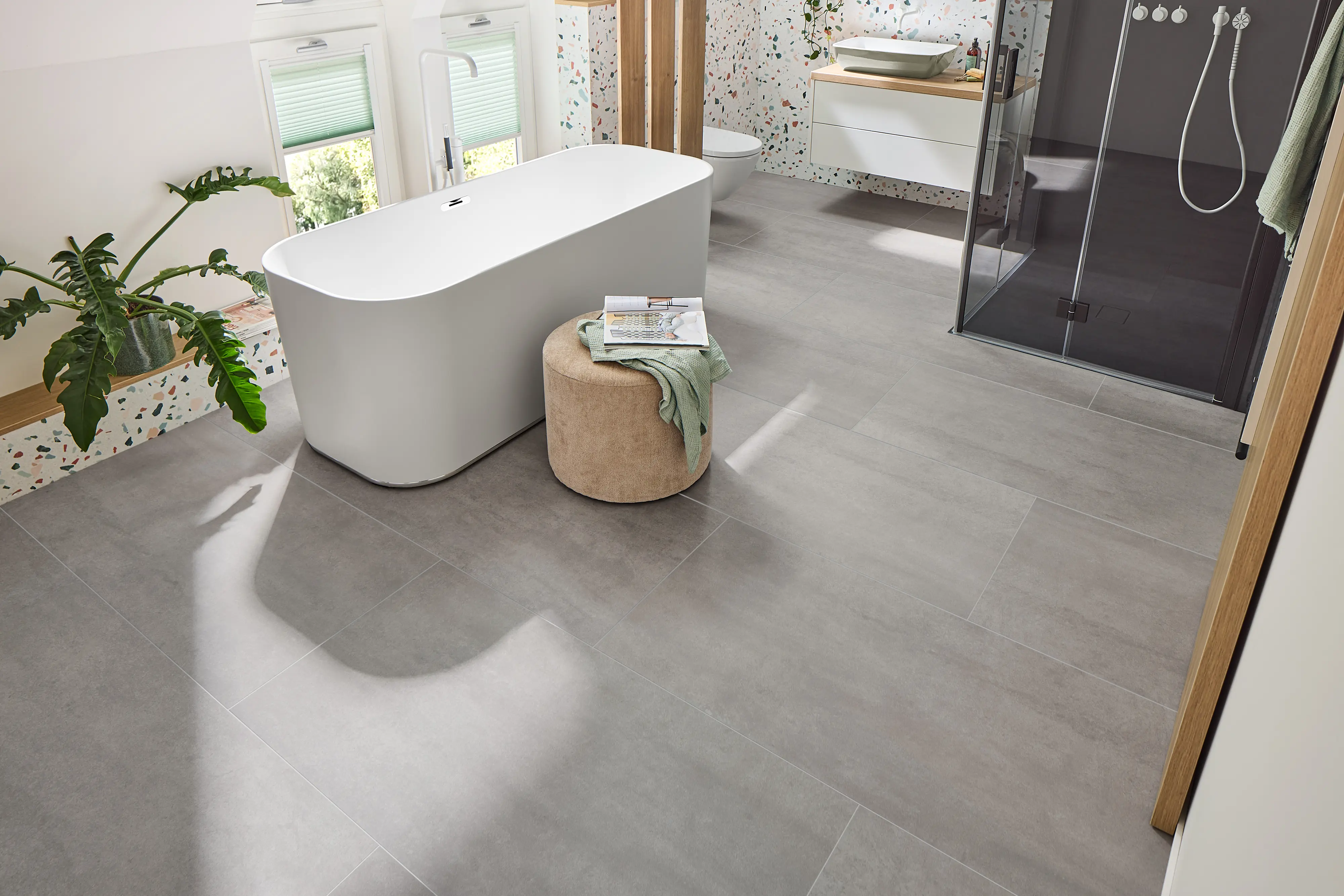 01 Feinsteinzeug Fliesen Gepadi Ego 60X120 5872 Hellgrau Matt 95070 020 01