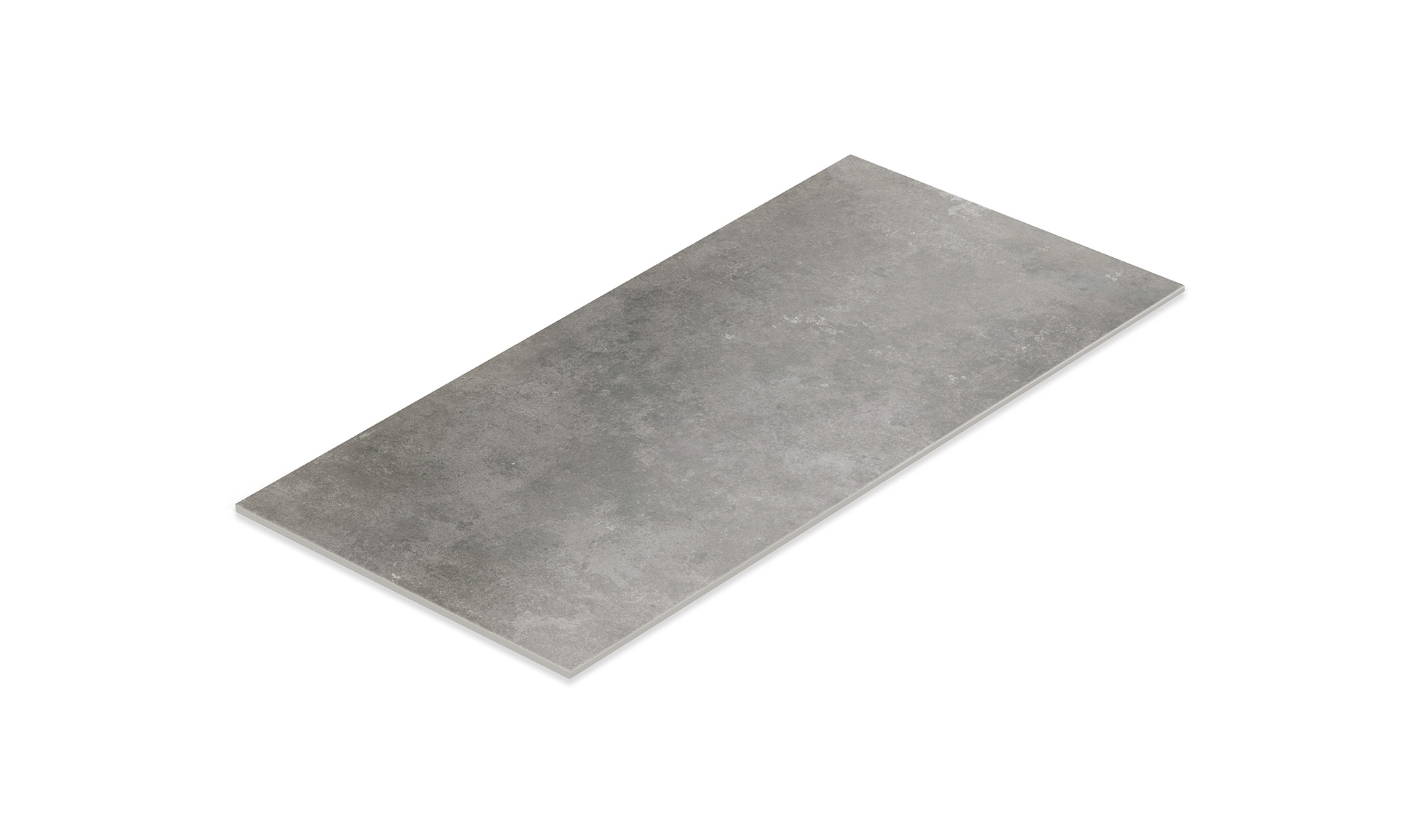 Feinsteinzeug Boden- und Wandfliese 60 x 120 cm grau matt