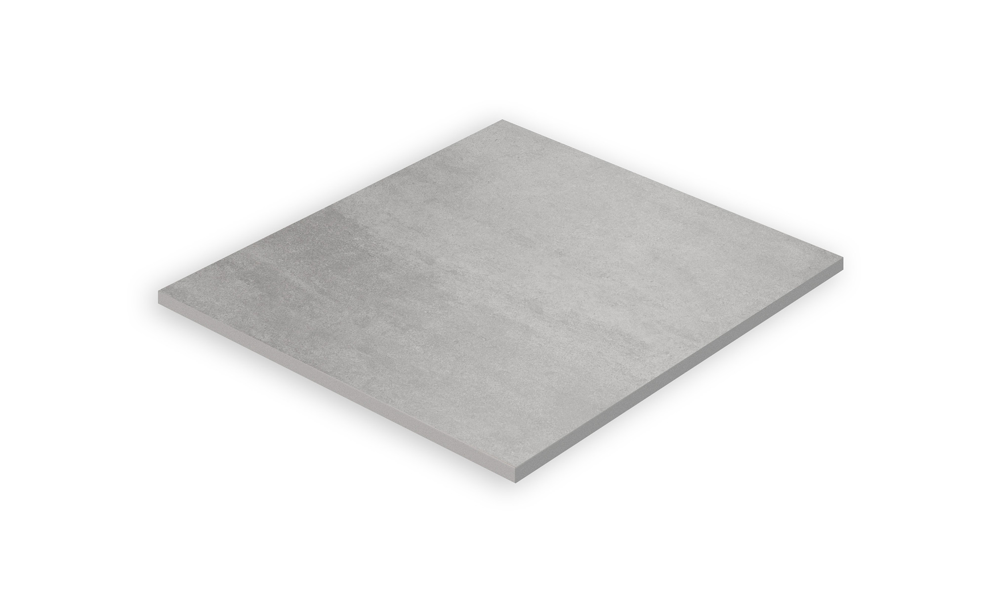 Feinsteinzeug Garten- und Terassenplatte 60 x 60 x 2 cm hellgrau matt