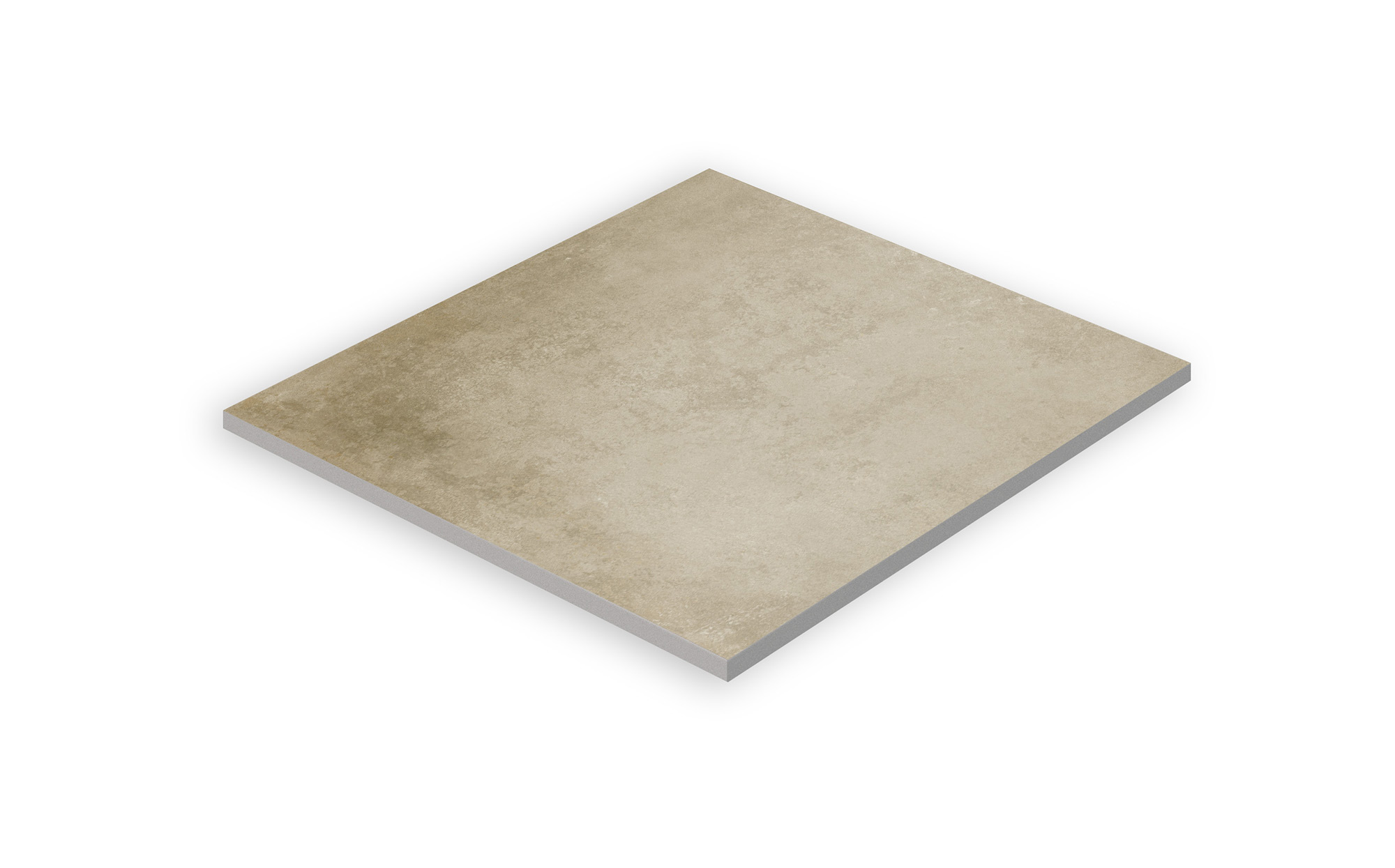 Feinsteinzeug Garten- und Terassenplatte 60 x 60 x 2 cm beige matt
