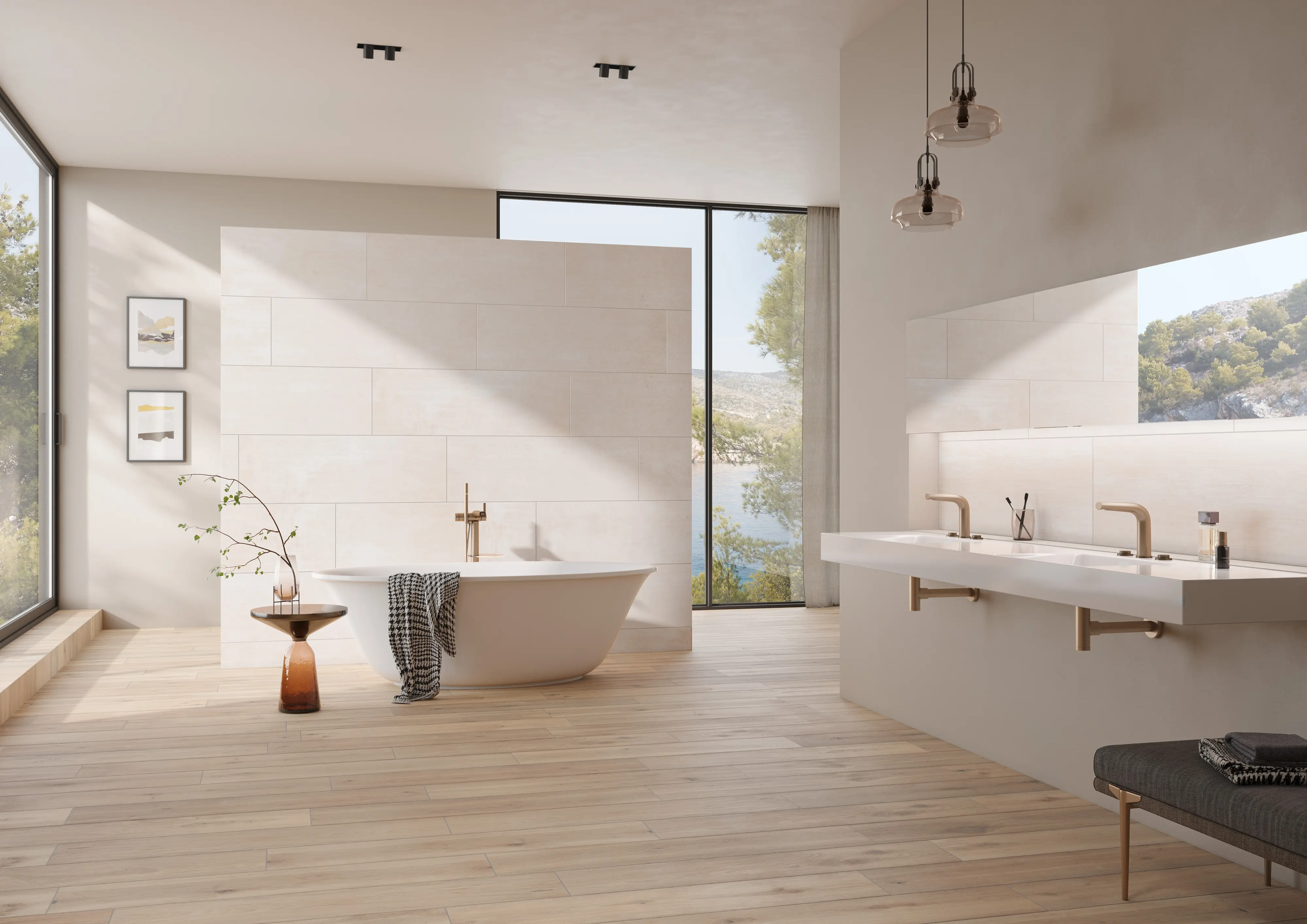 01 Steingut Fliesen Gepadi Olymp 40X120 2212 Beats Beige 95024 051 01