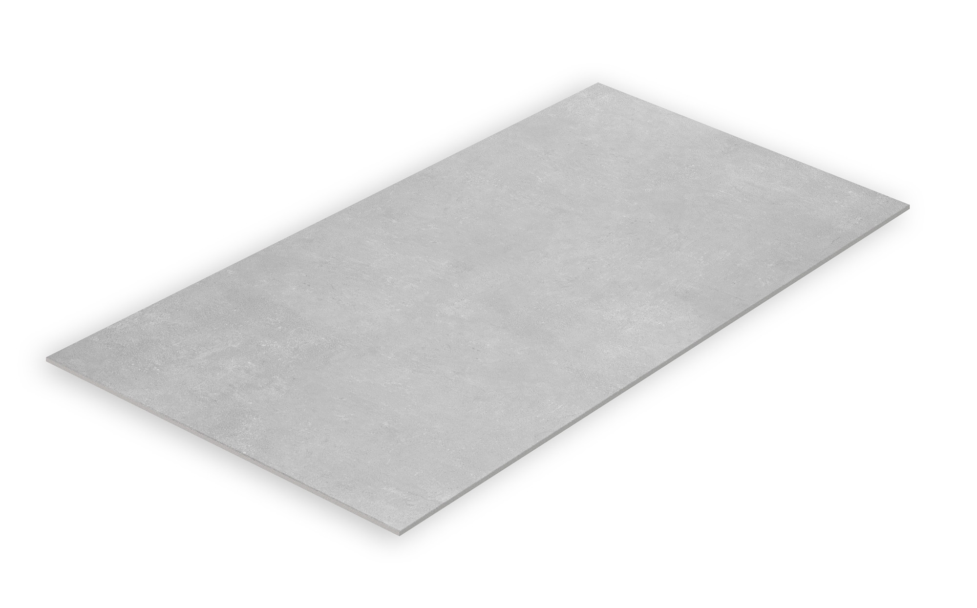 Feinsteinzeug Boden- und Wandfliese 60 x 120 cm hellgrau matt